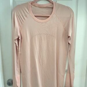 Lululemon 2.0 Swiftly Tech L/S Pink Mist